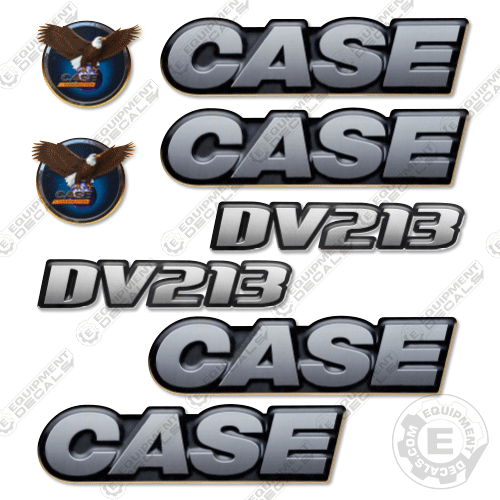 Fits Case DV213 Decal Kit Roller 213, decal kit, dv-213, dv213