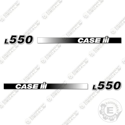 Fits Case L550 Decal Kit Loader Arms 550, case, decal kit, l-550, l550, wheel loader