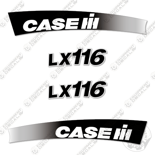 Fits Case LX116 Decal Kit Loader Arms 116, case, decal kit, lx-116, lx116, wheel loader