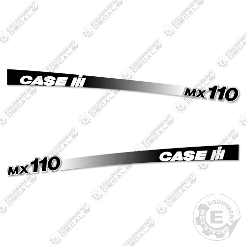 Fits Case MX110 Decal Kit Tractor 110, decal kit, mx110