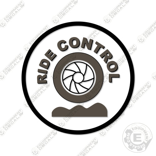 Fits Case Ride Control Decal for Backhoe Loader (8") decal kit
