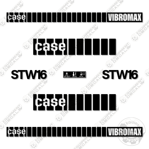 Fits Case STW16 Decal Kit Roller 16, decal kit, stw, stw16