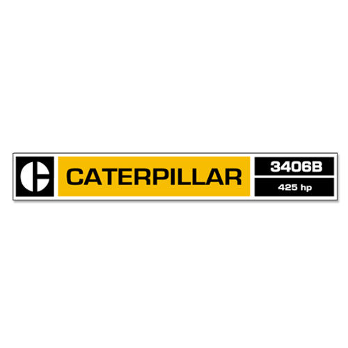Caterpillar 3406B Diesel Engine Decal INCR10Aug2021