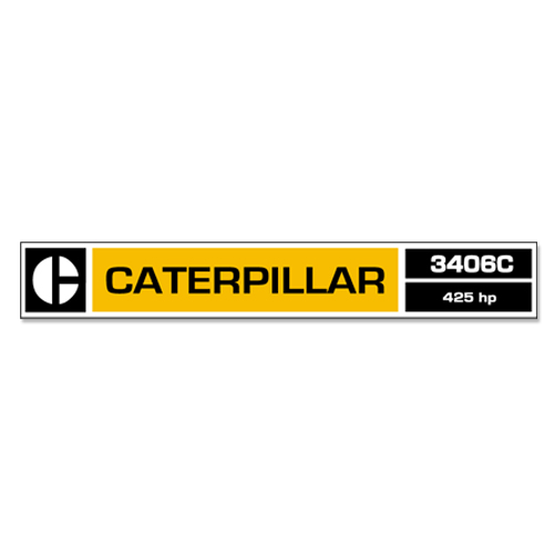 Caterpillar 3406C Diesel Engine Decal INCR10Aug2021