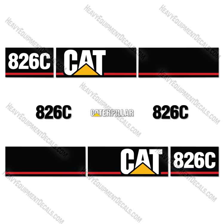 Fits Caterpillar 301.8 Mini Excavator Decal Kit Equipment Decals