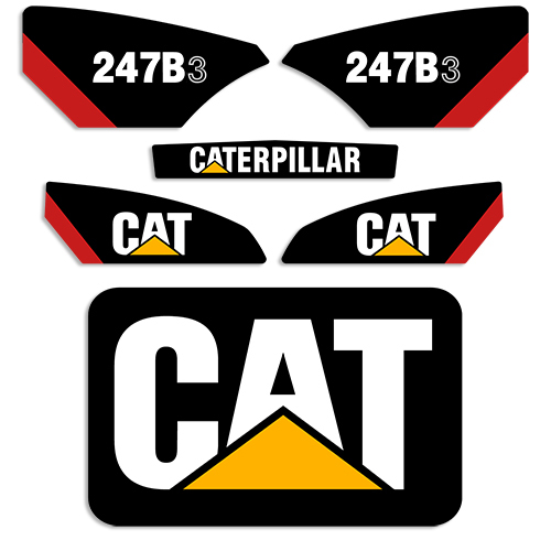 Caterpillar 247B-3 Decal Kit INCR10Aug2021