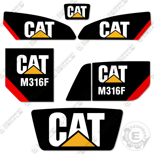 7x36 Inch Caterpillar CAT Decal Sticker – 3M Vinyl For Dozer, Excavator, Loader, Skid Steer