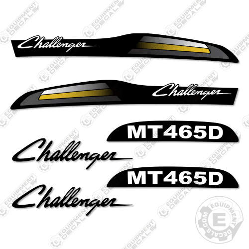 Fits Challenger MT465D Tractor Decal Kit decal kit, 465, mt465, 465d, mt465d