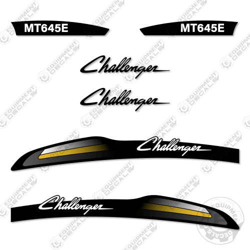 Fits Challenger MT645E Decal Kit Tractor 645e, decal kit, mt645, mt645e