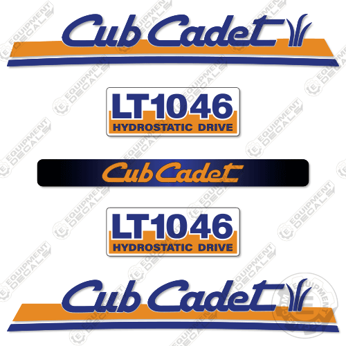 Fits Cub Cadet LT1046 Decal Kit Riding Mower 1046, decal kit, lt1046, ltx