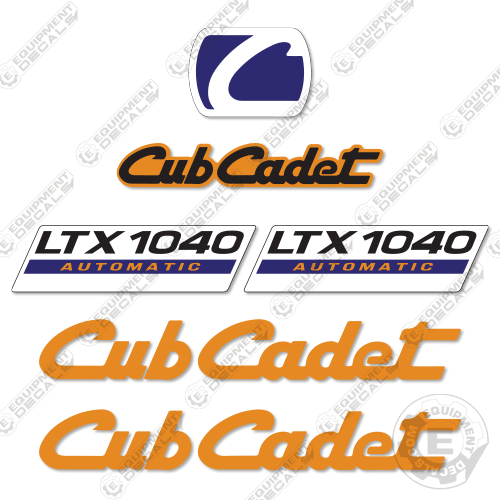 Fits Cub Cadet LTX1040 Decal Kit Riding Mower 1040, decal kit, ltx, ltx1040