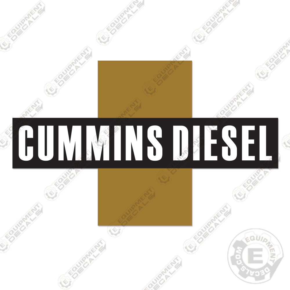 Cummins Diesel Logo Decal INCR10Aug2021