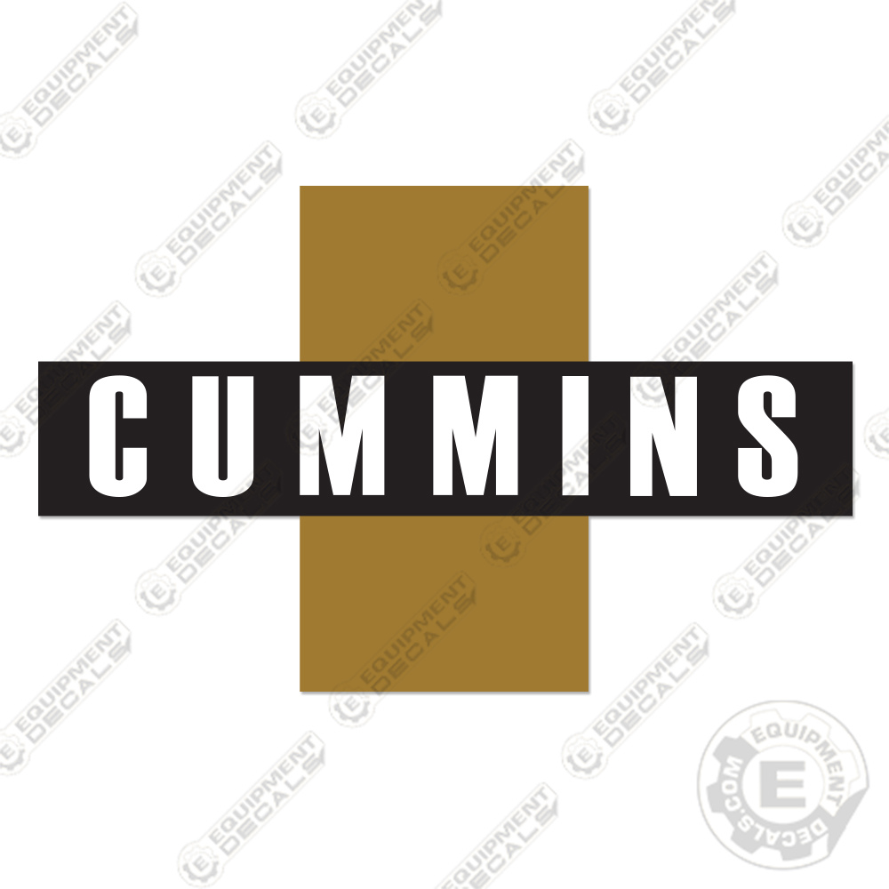 Cummins Logo Decal INCR10Aug2021