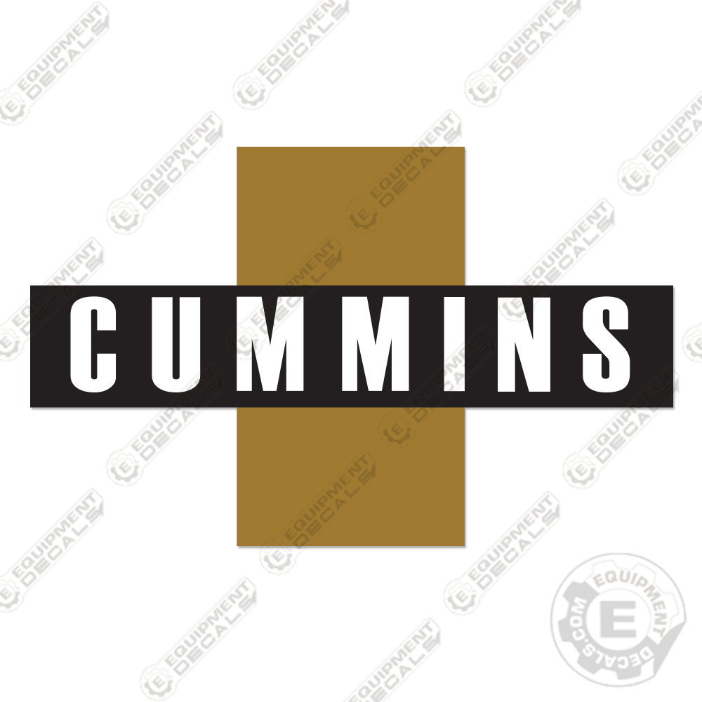 Fits Cummins Logo Decal 