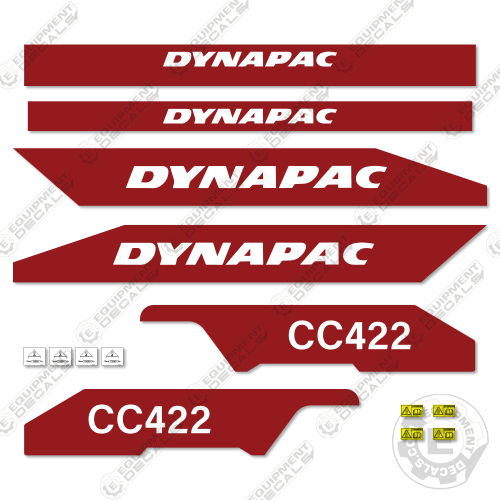 Fits Dynapac CC422 Decal Kit Roller 422, decal kit