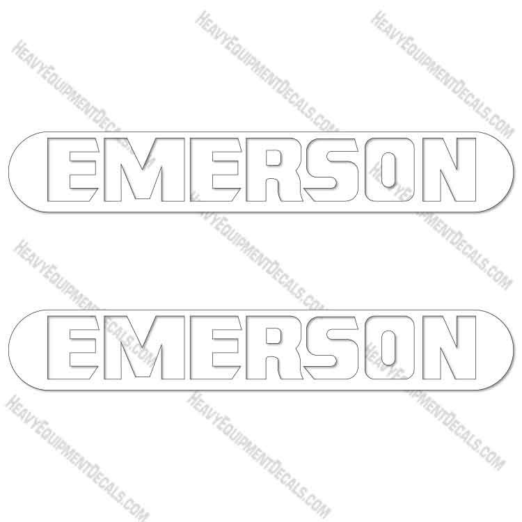 Fits Emerson Trailer Decal Kit 20" decal kit