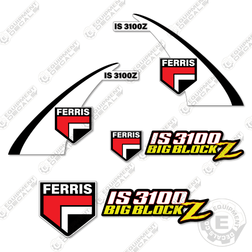 Fits Ferris IS3100Z Decal Kit Mower 3100, 3100z, decal kit, is3100, is3100z