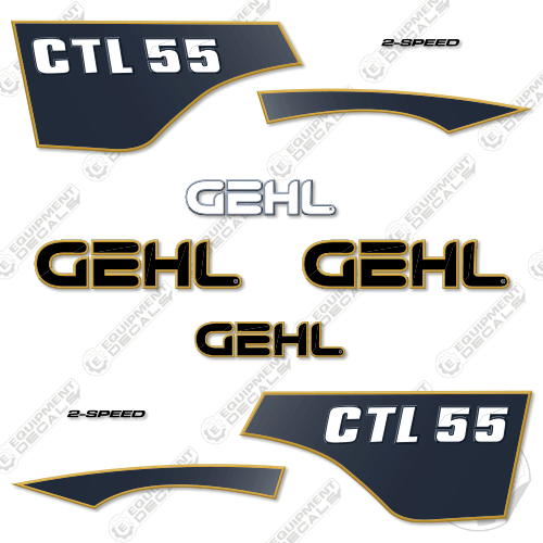 Fits GEHL CTL55 Decal Kit Skid Steer ctl, CTL55, decal kit, gehl, skid steer, skidsteer