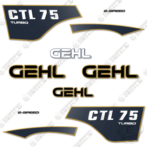 Fits GEHL CTL75 Decal Kit Skid Steer 75, ctl, ctl75, decal kit, gehl, skid steer, skidsteer