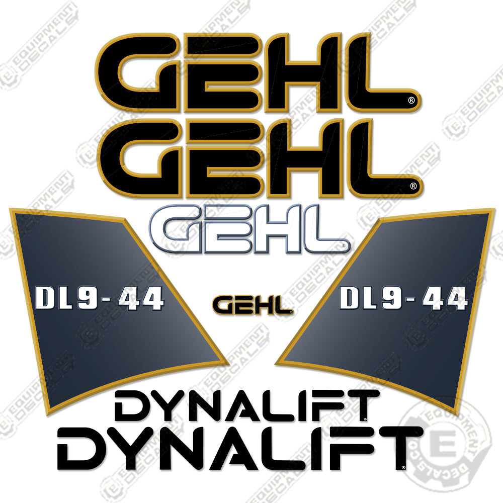 Fits GEHL DL9-44 Decal Kit Telescopic Forklift 44, 9, decal kit, dl 944, dl9 44, dl944