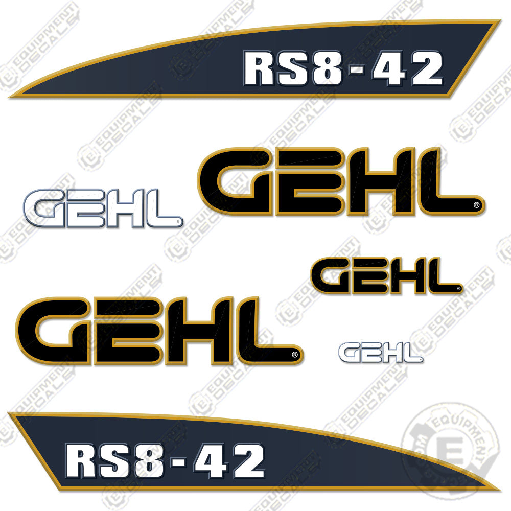 Fits GEHL RS8-42 Decal Kit Telescopic Forklift 42, decal kit, rs8, rs8-42, rs842