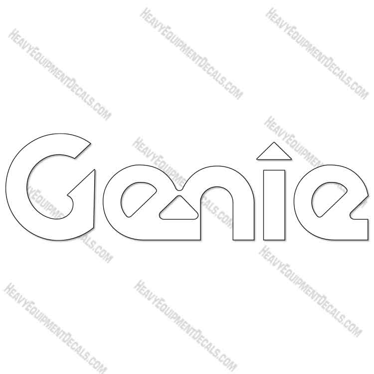 Fits Genie Insert Decal Kit Telehandler genie, 