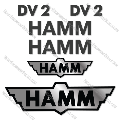 Fits HAMM DV2 Decal Kit Roller dv, 2