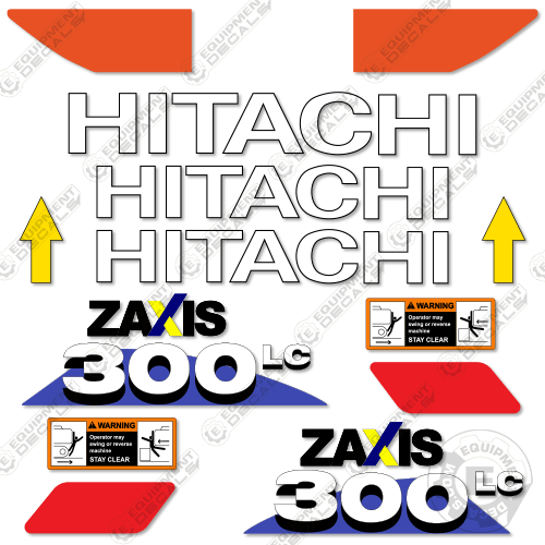 Fits Hitachi 300 LC Z-Axis Decal Kit 300, 300-lc, 300lc, decal kit, zx, zx300, zx300lc-6