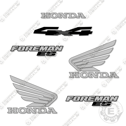 Fits Honda Foremen ES Decal Kit ATV - 3M Reflective Vinyl decal kit
