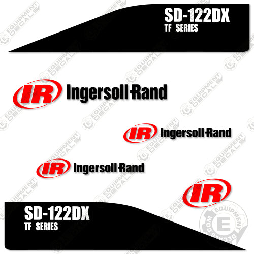 Fits Ingersoll-Rand SD-122DX Decal Kit Roller 122d, 122dx, decal kit, sd-122dx, sd122, sd122d