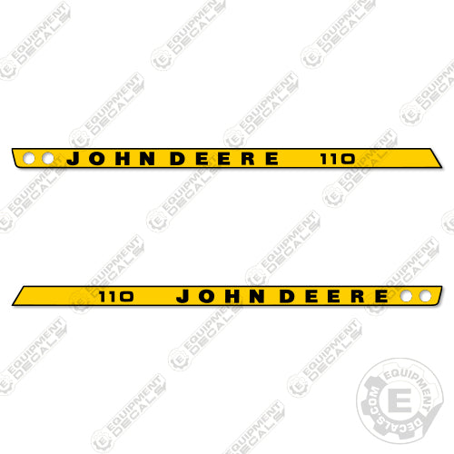 Fits John Deere 110 Riding Mower Decal Kit decal kit