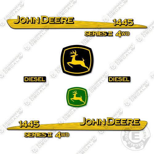 Fits John Deere 1445 Series 2 Decal Kit Mower 1445, decal kit