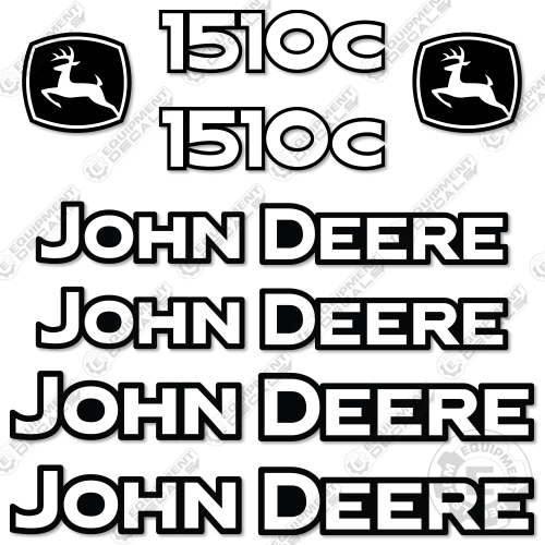 Fits John Deere 1510C Decal Kit Pull Scraper 1510, 1510c, decal kit