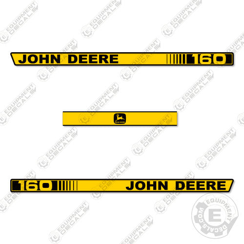Fits John Deere 160 Decal Kit Riding Mower 160, decal kit