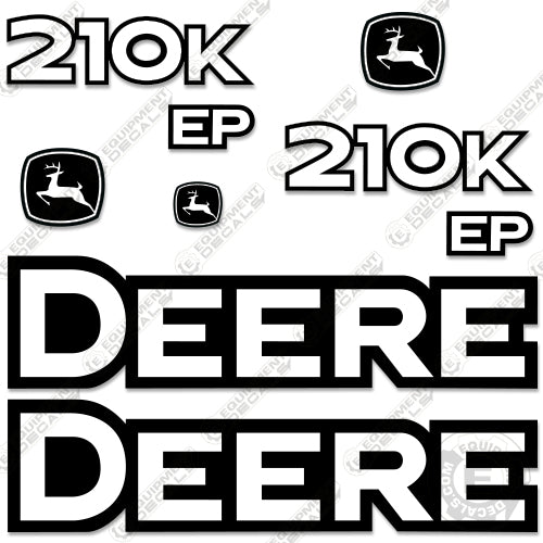 Fits John Deere 210KEP Skip Loader Decal Kit 210, 210-k, 210k, 210kep, decal kit, ep, john deere
