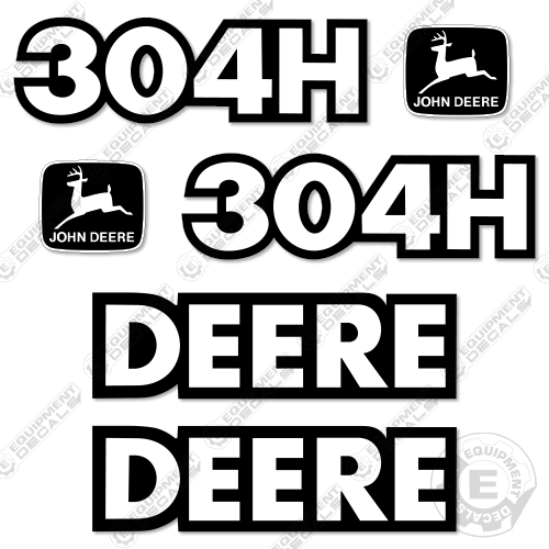 Fits John Deere 304H Decal Kit Skip Loader 304, 304h, decal kit, ep, john deere
