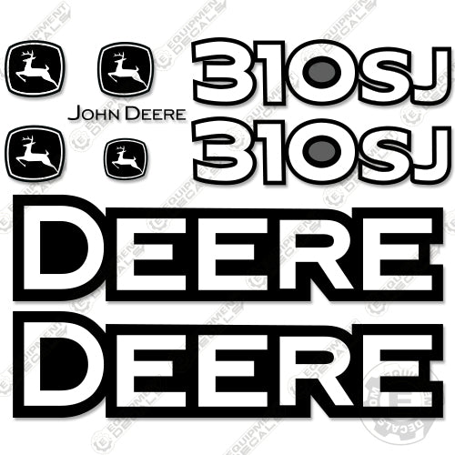 Fits John Deere 310SJ Decal Kit Backhoe 310, 310 j, 310sj, decal kit, john deere