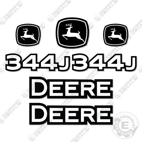 Fits John Deere 344J Decal Kit Wheel Loader 344, 344-j, 344j, decal kit, john deere
