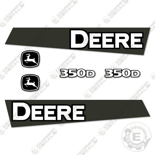 Fits John Deere 350D Decal Kit Articulated Dump Truck 350, 350d, decal kit, dumptruck, excavator, john deere