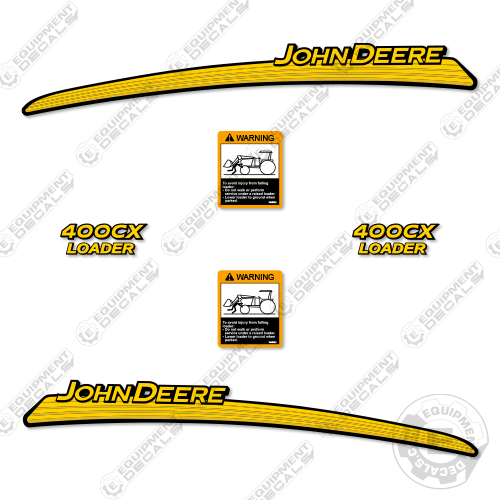 Fits John Deere 400CX Decal Kit Tractor Attachment 400, 400-cx, 400cx, compact tractor, cx, decal kit, john deere, tractor
