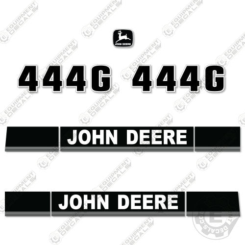 Fits John Deere 444G Decal Kit Wheel Loader 444, 444g, decal kit