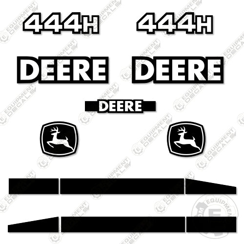 Fits John Deere 444H Wheel Loader Decal Kit 444, 444 h, 444h, decal kit, john deere