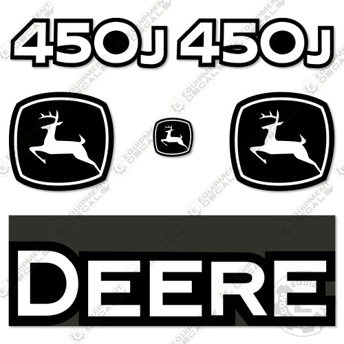 Fits John Deere 450J Decal Kit Dozer Crawler 450, decal kit, john deere