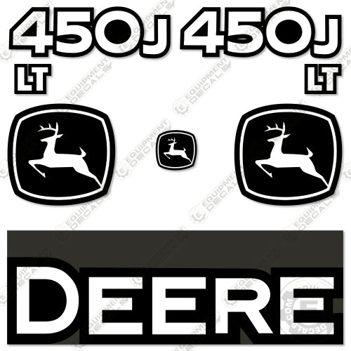 Fits John Deere 450J LT Decal Kit Dozer Crawler 450, decal kit, john deere