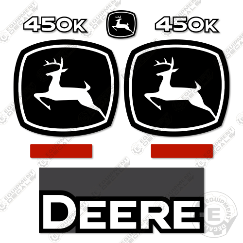 Fits John Deere 450K Decal Kit Dozer Crawler (2021+) 450, 450k, decal kit, john deere