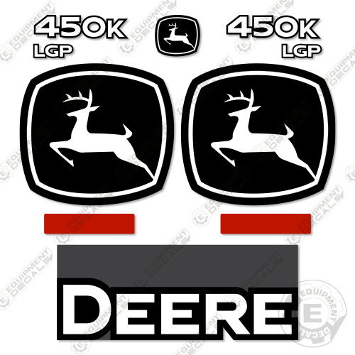 Fits John Deere 450K LGP Decal Kit Dozer Crawler (2021+) 450, 450k, decal kit, john deere