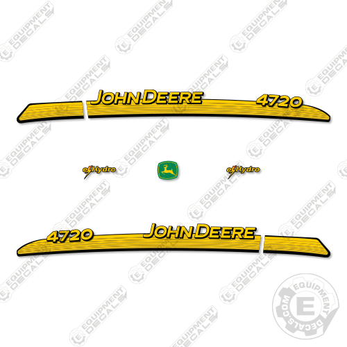 Fits John Deere 4720 Decal Kit Tractor (EHydro) compact tractor, decal kit, e hydro, ehydro, hydro, john deere, tractor