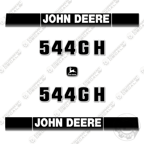 Fits John Deere 544GH Wheel Loader Decal Kit 544, 544g, 544gh, decal kit