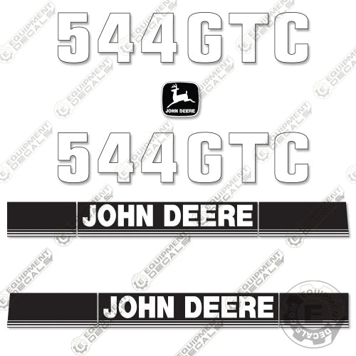 Fits John Deere 544GTC Decal Kit Wheel Loader 544, 544g, 544gtc, decal kit