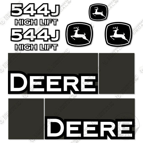 Fits John Deere 544J High Lift Decal Kit Wheel Loader 544, 544-j, 544j, decal kit, john deere